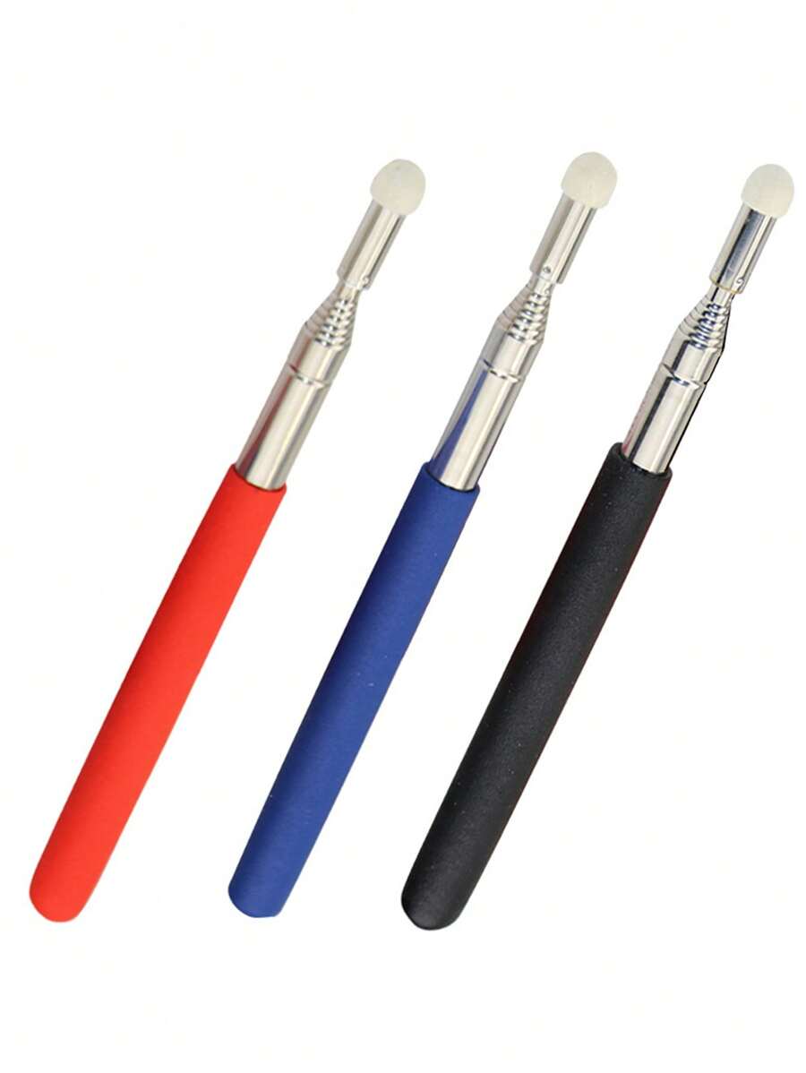 1m Retractable Teaching Baton, Extendable Teaching Whip, Presentation Stick - Multicolor - View 1