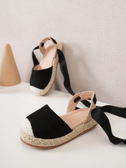 Classic Fashion  Trim Children Flat Shoes