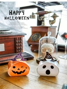 12pcs Halloween Candy Box, DIY Design, Cookie Cake West Point Packaging Box Jewelry Small Gift Box - Multicolor - View 2