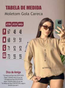 Women's Round Neck Sweatshirt With Butterfly Print Basic Hoodless Sweater 100% Premium Cotton Printed 7050 - Màu Khaki - Xem 6