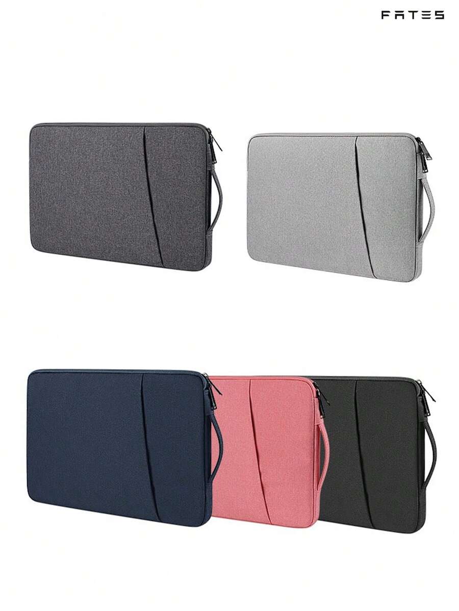 FATES 笔记本电脑内胆包 适用于 11/12/13.3/14/15/15.3/15.6/16 英寸 Air/Pro/iPad/Surface HP 电脑包配件 涤纶保护套 带口袋 - 彩色 - 查看 1