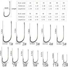 50pcs Sharp Long Shank Fishing Hooks - Size 1-12# Ring Eye Fishhooks With Portable Plastic Box - Ideal For Freshwater And Saltwater Fishing - Barbed Fish Hooks For Better Catch - Fishing Tackle Accessories - Silver - View 4