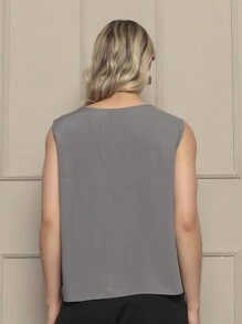 Women Blouses - Gris oscuro - Ver 2