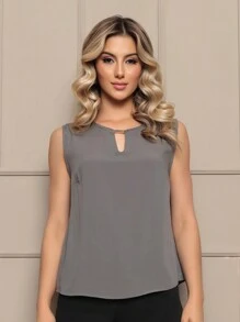 Women Blouses - Gris oscuro - Ver 5