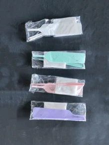 1入組隨機顏色除塵刷和10入組替換無紡布適用於家庭臥室廚房長柄除塵工具 - 彩色 - 查看 8