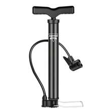 Bomba de bicicleta de montaña Xunting Road Bike Pump MAX 120PSI, portátil, mini bomba de bicicleta para caminar, tubo inflable para bicicleta y balones de baloncesto - Negro - Ver 5