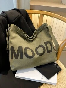 Túi đeo vai họa tiết vải bố cổ điển, Túi tote phong cách đại học cho sinh viên, Túi đeo chéo dung tích lớn Túi bên hông cho học sinh trở lại trường Đồ dùng học tập Túi đeo chéo du lịch mùa hè hợp thời trang cho nam Túi đeo chéo cho nam Túi đeo chéo Túi đeo chéo mùa thu Túi cho nam Túi hình trụ Tiền cũ Quà tặng vui nhộn Halloween Giáng sinh Quà tặng ngày lễ Lễ Tạ ơn cho nam Túi đeo trước ngực cho nam Túi đeo bên hông cho nam Túi đeo chéo Túi da Túi đeo hông Túi đeo hông - màu xanh lá - Xem 1