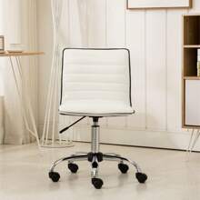 Fremo Chromel Adjustable Air Lift Office Chair  White