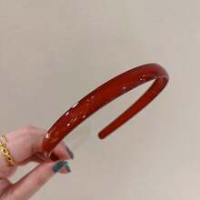 1pc Korean Acrylic 2024 New Jelly Hair Hoop With Teeth Plastic Non-Slip Hairband Headband Hair Accessories For Women When Washing Or Doing Facial Care,Hairband,Hair Hoop Headbands