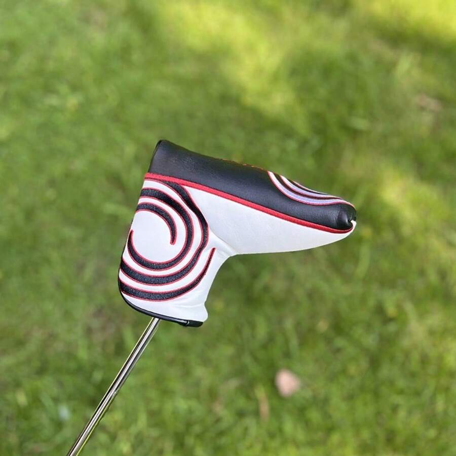 PU Leather Super Soft Embroidered Golf Club Putter Cover With Suitable ...