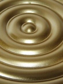5 件/套极简主义金属墙饰，现代金属圆盘壁画装饰，金属壁挂艺术贴纸，适用于沙发、门廊、客厅、卧室、办公室，理想的家居装饰选择，家居装饰最佳礼物 - 1set 5pcs - 查看 5