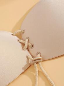 2Pcs/Set Summer Backless Self-Adhesive Bra For Women, Push Up & Invisible & Strapless & Breathable & Anti-Sagging, Suitable For Wedding Dresses - Multicolor - View 5