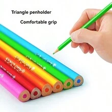 12/18/24/36色铅笔套装 含油性铅笔 适合学校学生素描绘画美术用品 适用于美术绘画、涂色、素描圣诞节、万圣节、感恩节礼物（未削尖） - 彩色 - 查看 3