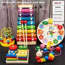 1pc Montessori Educational Toy Set, Improving Hand-Eye Coordination, Sense Of Time And Critical Thinking, Ideal Gift For Children Aged 3+