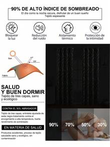 2PCS 364*214cm Juego de cortinas blackout Para recamara negro y gris Cuarto de Ventanas 84 pulgadas de Dormitorio con Paneles Draperie de Doble Capa Colorida, 2 paneles con aislamiento térmico, cortinas largas y cortinas,oscurecimiento de la habitación, cortinas grises con ojales para sala, recámara, ventana Diferentes tamaños para que elijas,Cortinas opacas con diseño de arcoíris degradado, dormitorio, sala, oscurecimiento a rayas, doble capa, con corte de estrella, decoración del hogar, cortinas de ventana con ojales degradados,Antifrío, Cortinas Opacas de para Salón, Decoración,Insonorización, aislamiento térmico Artículos para Ventanas Cortinas,Diferentes tamaños para que elijas negro y gris (54 x 63 pulgadas, 54 x 84 pulgadas) - Gris - Ver 4