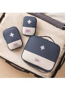 1 个医疗储物袋、便携式旅行医疗包、旅行便携式医疗包急救包、紧凑、耐用且防水的急救包、足够的存储空间，可满足旅行和家庭紧急需求 - 紧凑型急救包适合户外运动爱好者，非常适合狩猎、徒步旅行、露营旅行和紧急情况