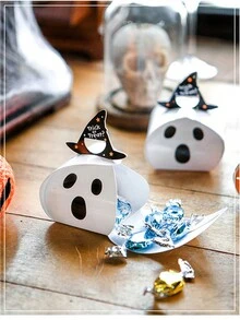 12pcs Halloween Candy Box, DIY Design, Cookie Cake West Point Packaging Box Jewelry Small Gift Box - Multicolor - View 9