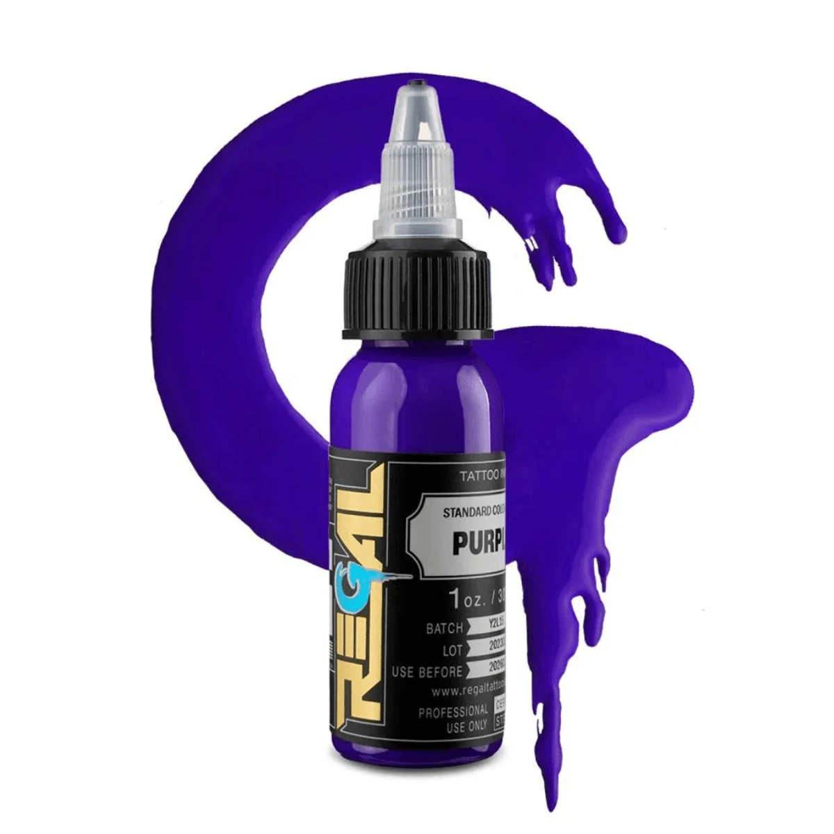 Tattoo Ink - สีม่วง - ดู 1