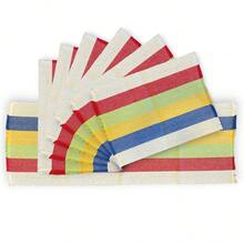 Mats & Pads - 米色紅黃色條紋 - 查看 2