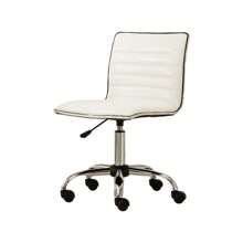 Fremo Chromel Adjustable Air Lift Office Chair  White