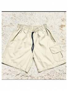 Teen Boys Shorts - Beige - View 1
