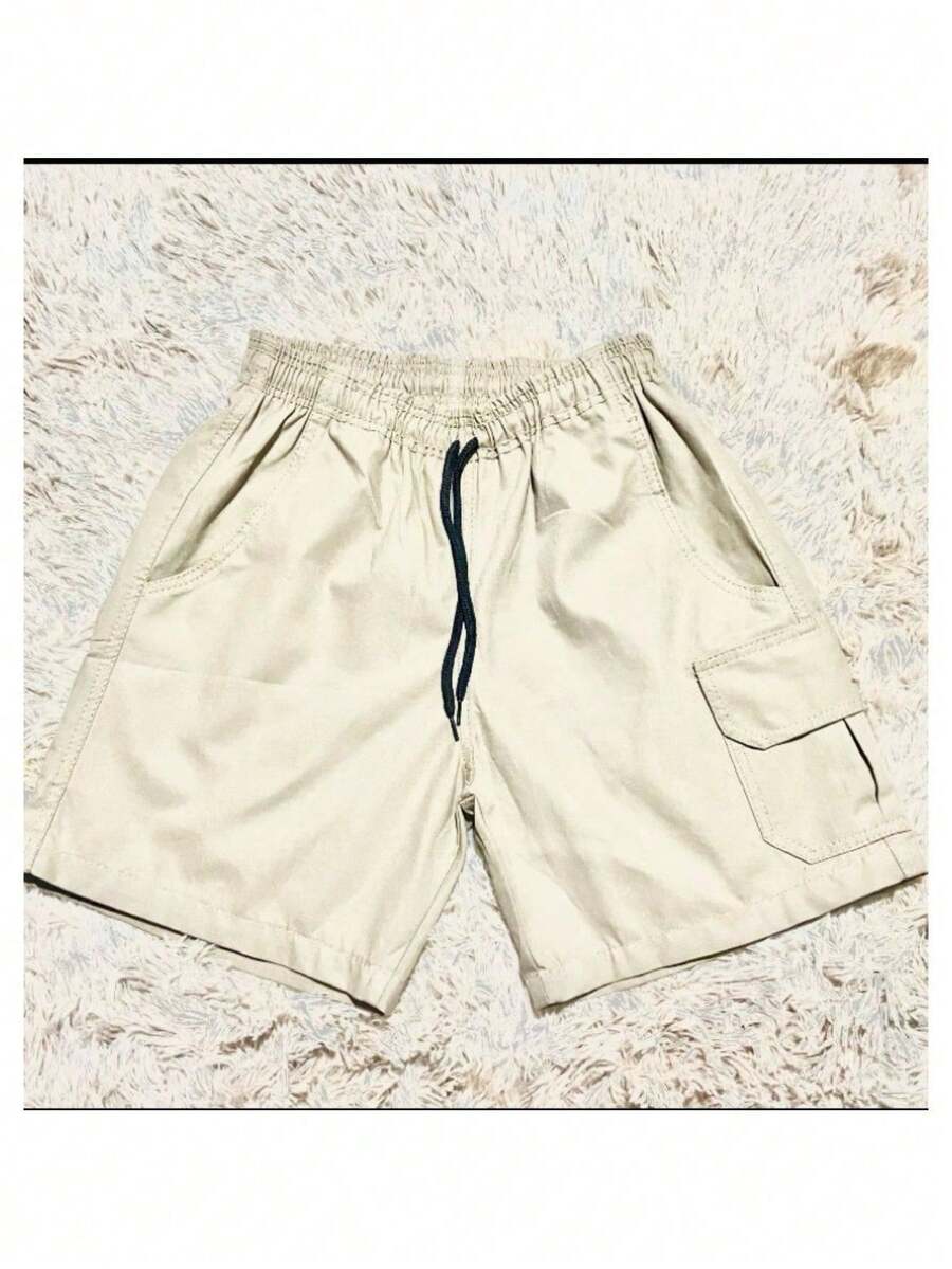 Teen Boys Shorts - Beige - View 1