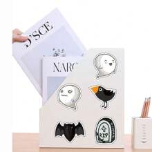 50pcs/Pack Halloween Stickers I Cartoon Cute Children Reward Teen Party Supplies - Aesthetic Scrapbook Stickers For Water Bottles, Laptops, Suitcases - Waterproof Vinyl Decals - Perfect Choice For Halloween, Thanksgiving, Christmas & Easter Gifts Halloween Decoration Stickers Cute,Halloween Scrapbook,Scrapbook Supplies Halloween
