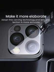 [5 In 1] 2 Pcs Privacy Tempered Glass + 1 Pc Back Tempered Glass + 2 Pcs Camera Lens Protector Compatible With IPhone 11 12 13 14 15 Plus Pro Max - Clear - View 8
