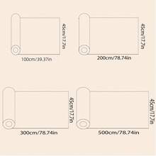 1 pieza Vinilo autoadhesivo semitransparente extraíble para privacidad de ventana de casa/oficina/baño, 1m/3m/5m - Multicolor - Ver 2