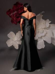 VIPGIRL Vestido de fiesta elegante para mujeres, vestido de invitada de boda semi formal, para fiesta de cumpleaños, graduación, baile de graduación
