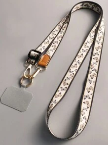 Nylon Mobile Phone Lanyard Universal Crossbody Hanging Shoulder Strap Neck Cord Stylish Butterfly Love HeartAnti-Lost Lanyard