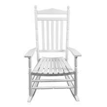 SILLA MECEDORA PARA ADULTOS DE BALCÓN O PORCHE - BLANCO - Blanco - Ver 5