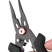 Multi-Function Stainless Steel Fishing Pliers Saltwater Split Ring Pliers Fish Hook Remover Fishing Line Cutters Fishing - Multicolor - View 5