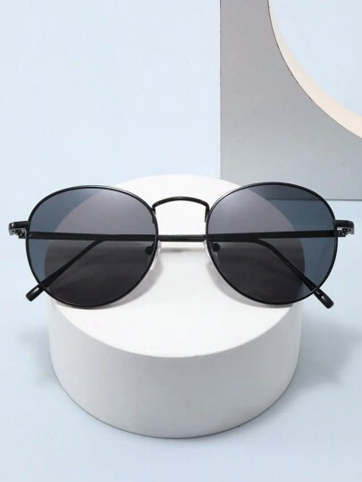 男士金屬框太陽眼鏡復古太陽眼鏡