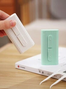 1 件自动伸缩便携式牙线架，适合旅行、聚会、居家使用 - 彩色 - 查看 4