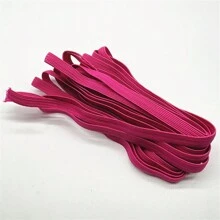 1 pieza de 5 yardas Cinta elástica de 7mm, banda de goma elástica para costura y banda elástica para la cintura. Cuerda elástica para estirar para mascarillas de bricolaje y correa de cordón - Elige colores - Ver 8