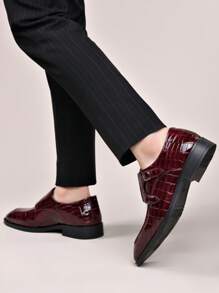 Męskie buty na co dzień z paskiem mnicha w dużych rozmiarach, wygodne, antypoślizgowe, trwałe obuwie w stylu biznesowym