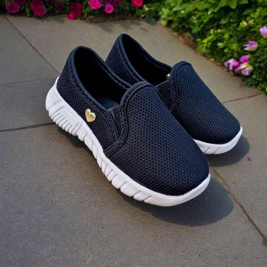 Kids Flats - 黑色 - 查看 1