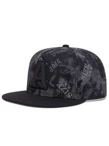 1pc Unisex Outdoor Letter A Graffiti Baseball Cap For Men New Fashion Embroidery Snapback Cap Era Hip Hop Cap Outdoor Sun Fitted Dad Hat