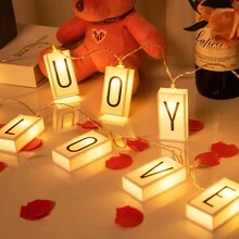 1pc LED Photo Clips String Light, Creative Decoration For Photo Wall, Battery Powered, Suitable For Indoor Decoration, Proposal, Festival And Confession (Colorful) - Multicolor - View 8