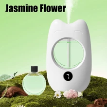1pc Rechargeable Ultrasonic Aroma Diffuser, Christmas/Thanksgiving Gift, 7 Modes Adjustable, Desk Placement Or Wall Mounted, Aroma Diffuser And Fragrance Oils Sold Separately, Air Freshener, Air Purifier, Deodorizer, Suitable For Boyfriend/Girlfriend, Valentine's Day Gift - White - View 14