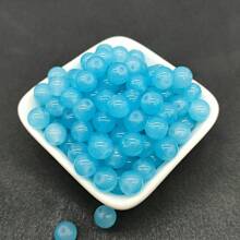 100入組直徑8mm各色仿玉玻璃珠子，孔徑直徑1.5mm，適用於DIY項鍊和手鍊 - 珠 - 查看 8