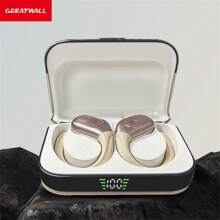 Great Wall GREATWALL 5.3 New Smart Power Digital Display Wireless Headphones High Battery Life Low Latency Game Exercise Wireless Headphones - Rose Gold - View 1
