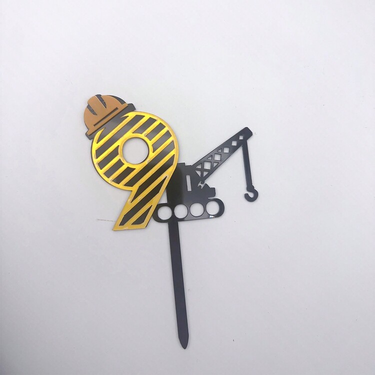 3pcs Number 1-9 Year Old B Oy's Birthday Cake Topper For Birthday Party Cake Decoration,Christmas - Multicolor - View 14