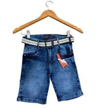 Young Boys Denim Shorts - 藍色 - 查看 3