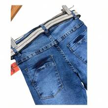 Young Boys Denim Shorts - 藍色 - 查看 4