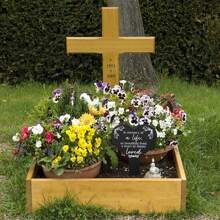 Headstones For Graves-1pc Heart Grave Markers Memorial Remembrance Plaque Stake Acrylic Grave Marker For Cemetery, Grave Decorations For Cemetery, Mother's Day Grave Decorations, Unique Grave Decorations Memorial Day Grave Decorations, Memorial Plaque Sympathy Gifts For Loss Of Loved One Grave Marker For Cemetery Memorial Garden Stake Sympathy Grave Stake Birthday - White+Black - View 3