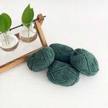 4pcs 25g/Pc Multi-Strand Yarn Suitable For DIY Weaving Fake Flower Bouquet, Scarf, Hat, Sweater, Doll
