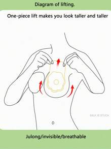 5對圓形自粘式一次性乳頭貼，適用於大胸部，防下垂，無紡布提拉膠帶，令人心動，防光，貼身貼紙，無緊身衣，適用於晚禮服和婚紗