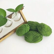4pcs 25g/Pc Multi-Strand Yarn Suitable For DIY Weaving Fake Flower Bouquet, Scarf, Hat, Sweater, Doll